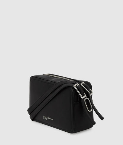 KarlLagerfeld Twin Strap Camera Bag Black