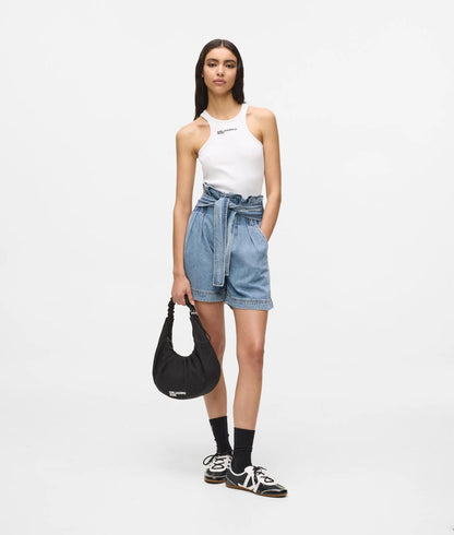 KarlLagerfeld Gathered Hobo Bag Black