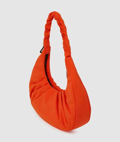 KarlLagerfeld Gathered Hobo Bag Grenadine