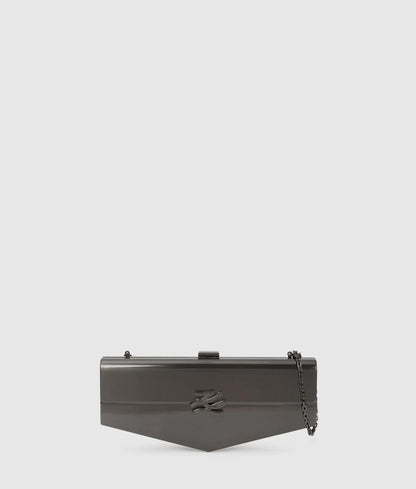 KarlLagerfeld Kl Studio Autograph Clutch Bag Silver