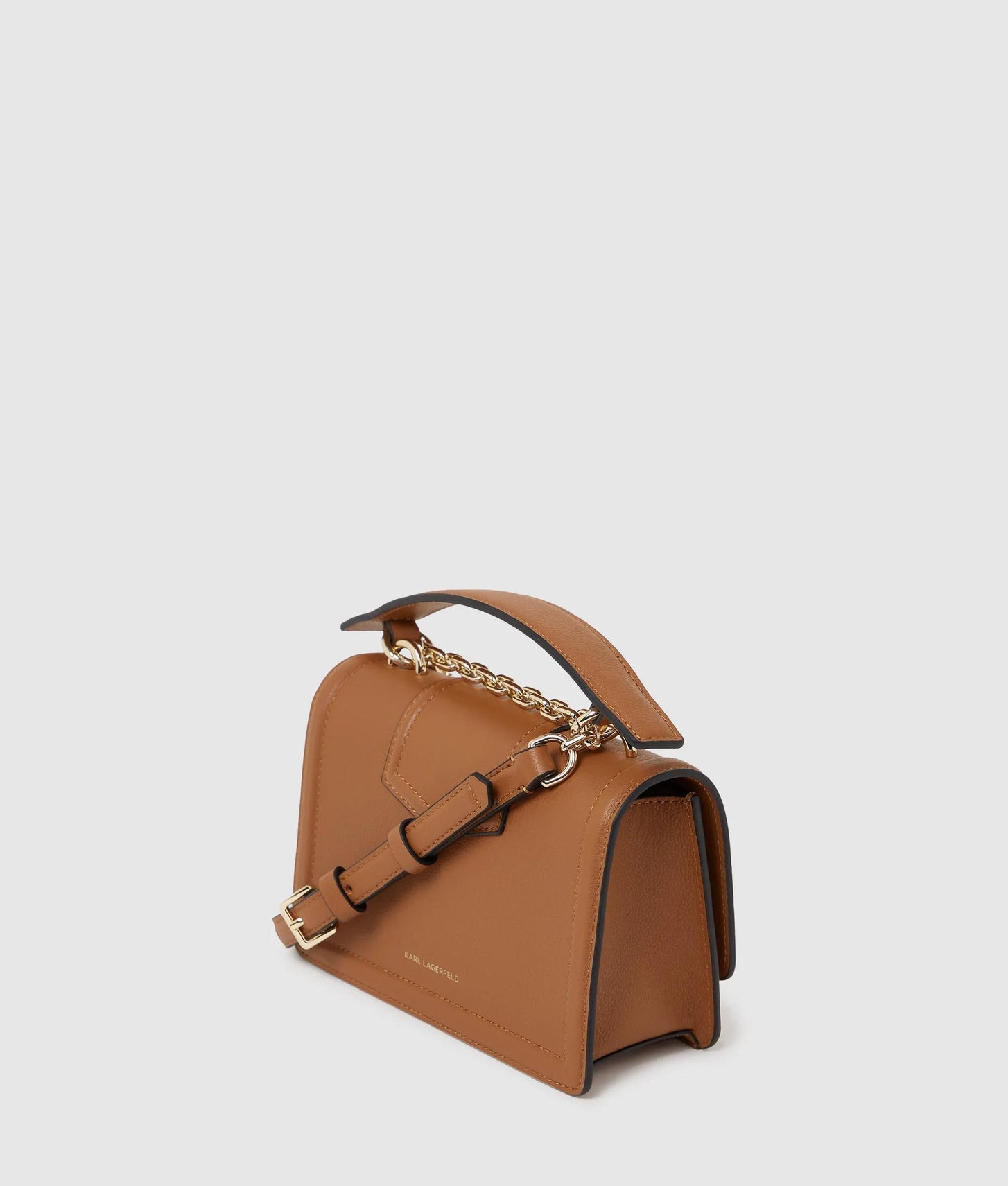 KarlLagerfeld Knova Small Crossbody Bag Dark Tan