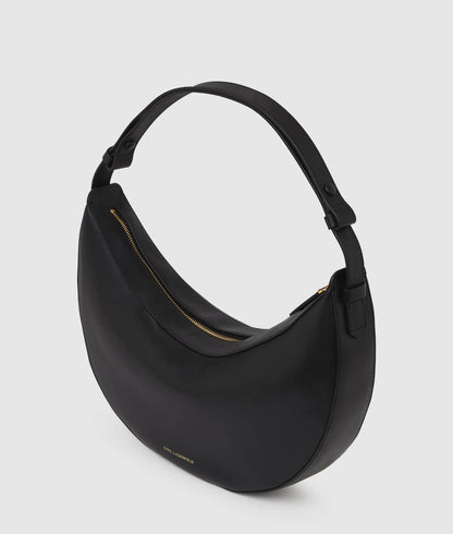 KarlLagerfeld Kautograph Oversized Moon Bag Black/Gold