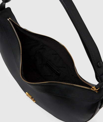 KarlLagerfeld Kautograph Oversized Moon Bag Black/Gold