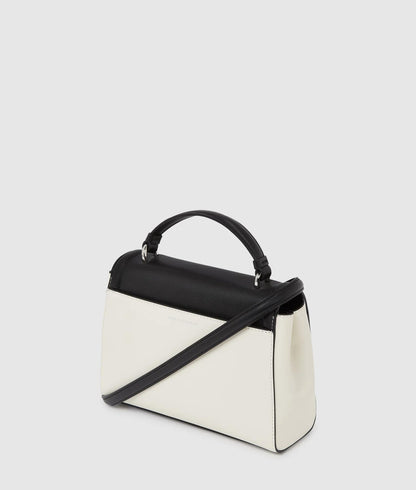 KarlLagerfeld Kautograph Color-Block Bag Black/White