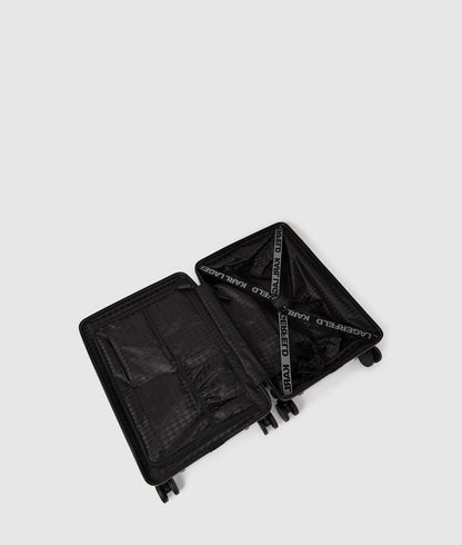 KarlLagerfeld Ikon Choupette Trolley Case Off White