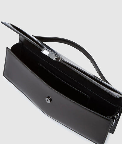 KarlLagerfeld Kl Studio Autograph Shoulder Bag Black-Nickel