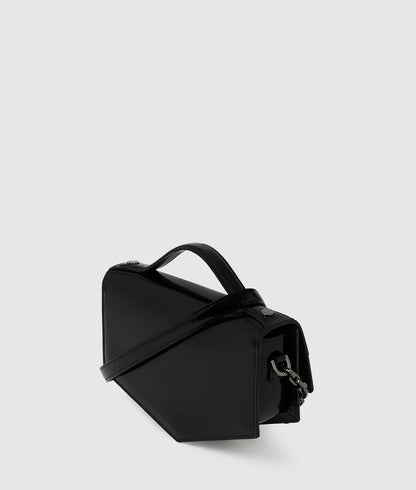 KarlLagerfeld Kl Studio Autograph Small Crossbody Bag Black-Nickel