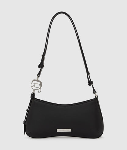KarlLagerfeld Ikon Smooth Mini Shoulder Bag Black