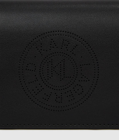 KarlLagerfeld Kcircle Mini Crossbody Bag Black-Nickel