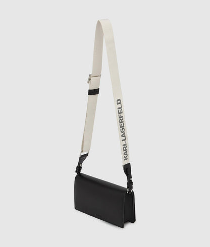 KarlLagerfeld Kcircle Mini Crossbody Bag Black-Nickel