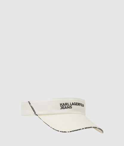 Karl Lagerfeld Ribbed Racer Dress White