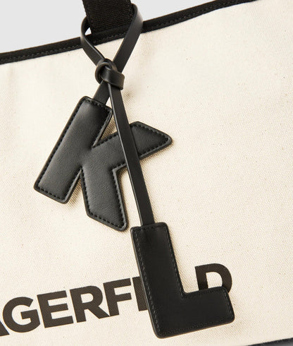 KarlLagerfeld Large Elongated Shopper Natural
