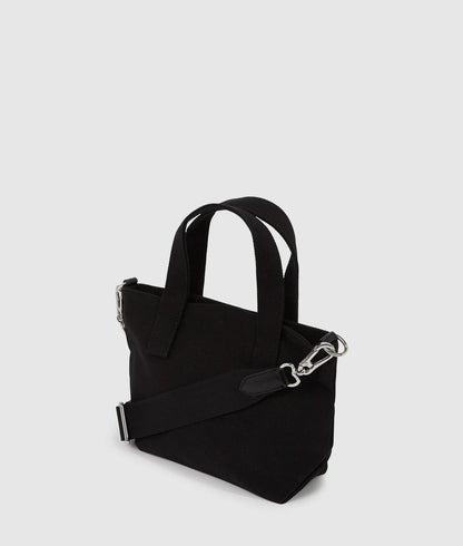 KarlLagerfeld Ikon Circle Rhinestones Shopper Black