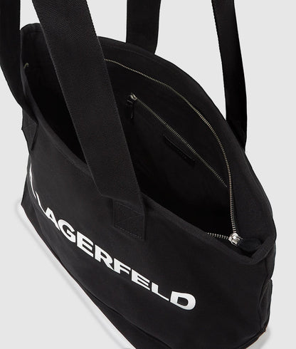 KarlLagerfeld Logo Extra Large Tote Bag Black