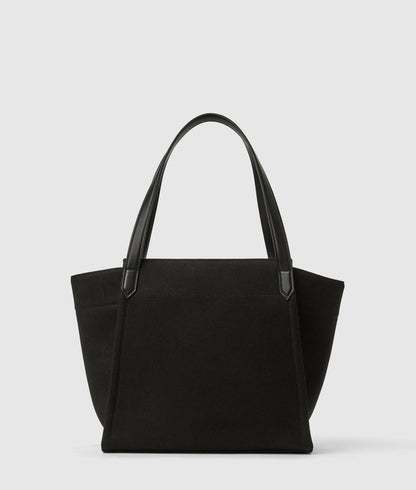 KarlLagerfeld Rue St-Guillaume Winged Tote Bag Black