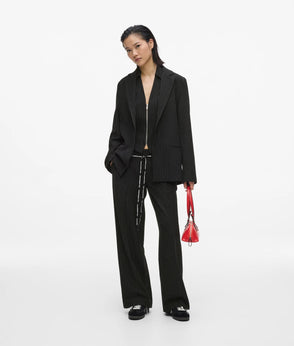 KarlLagerfeld Croco Elongated Shoulder Bag High Risk Red