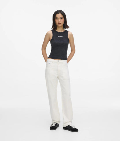 KarlLagerfeld Box Logo Camera Bag Egret