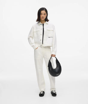KarlLagerfeld Box Logo Camera Bag Egret