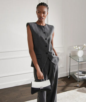 KarlLagerfeld Ksignature Small Chain Shoulder Bag Black-Gunmetal