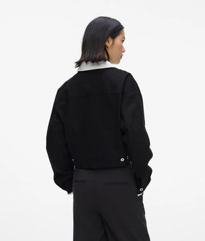 KarlLagerfeld Slouchy Karl Quote Tote Bag Black