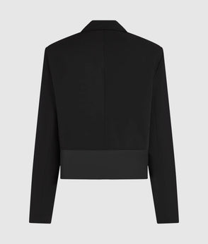 KarlLagerfeld Box Logo Bowling Bag Egret