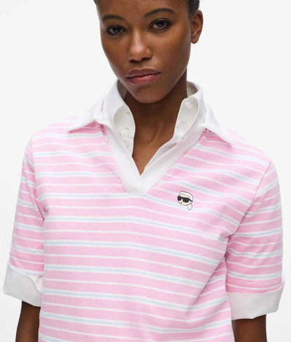 KarlLagerfeld Ikon Pebble Satchel Bag Black