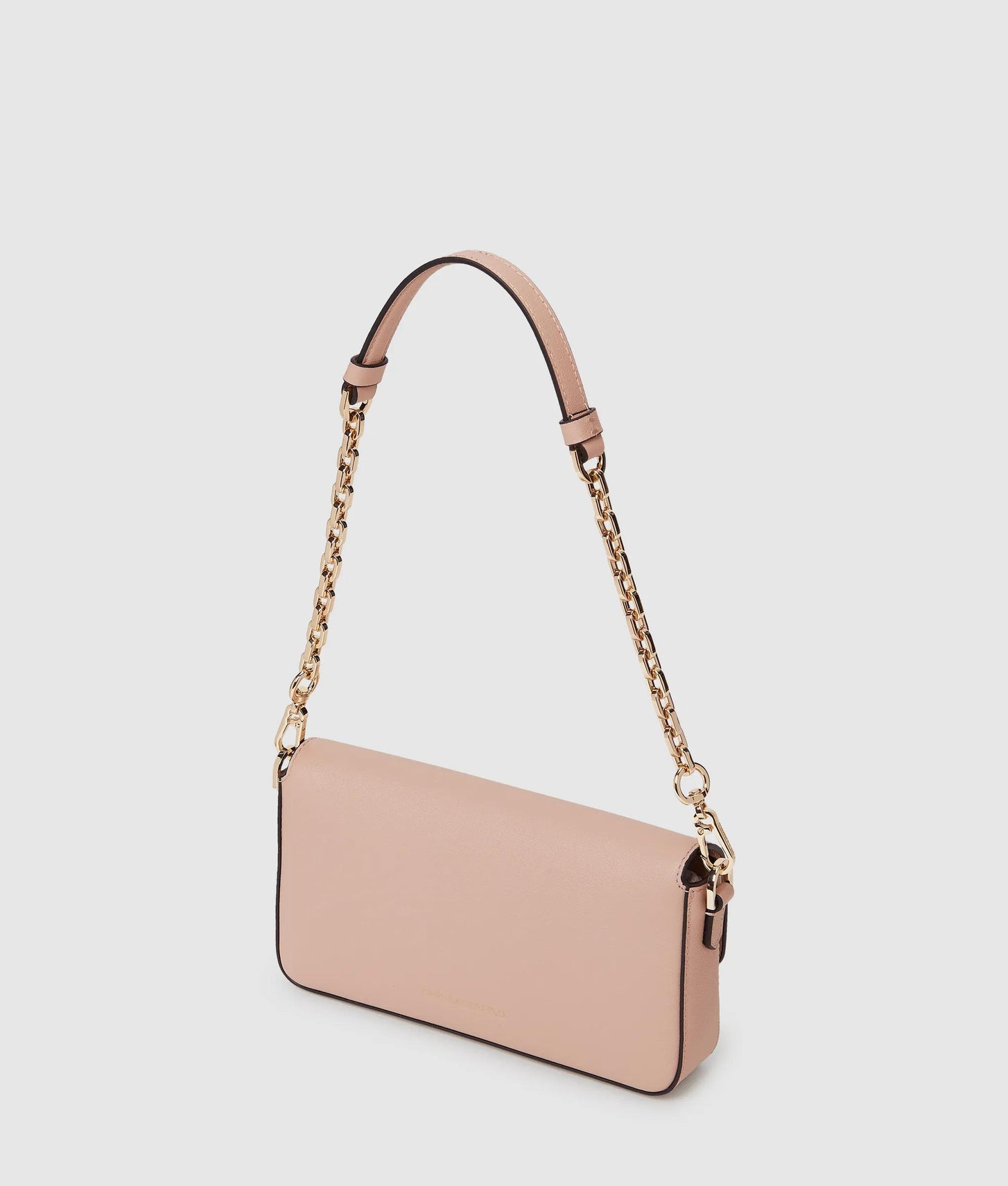 KarlLagerfeld Ksignature Small Chain Shoulder Bag Pink