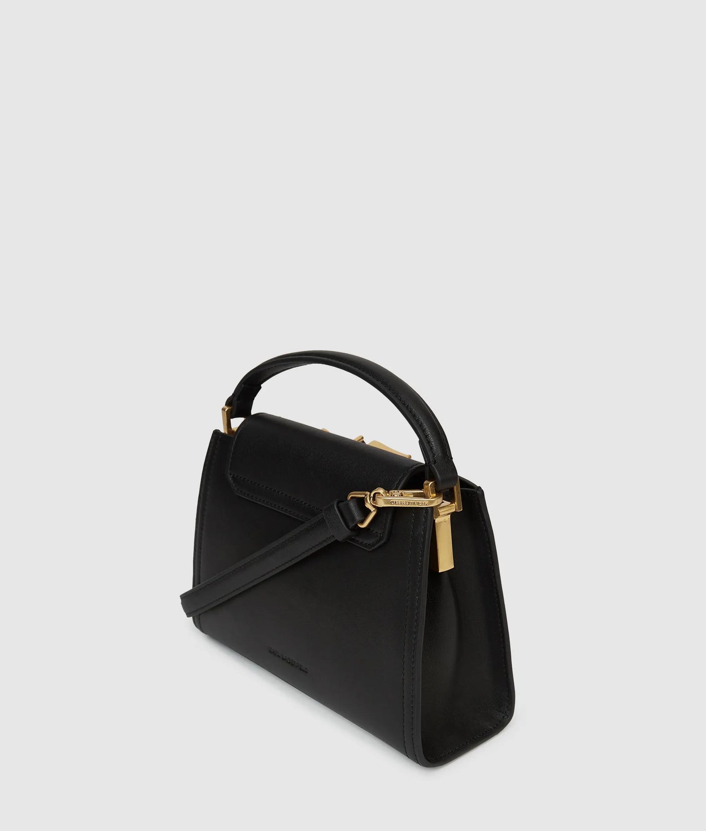 KarlLagerfeld Ksignature Mini Top Handle Bag Black/Gold