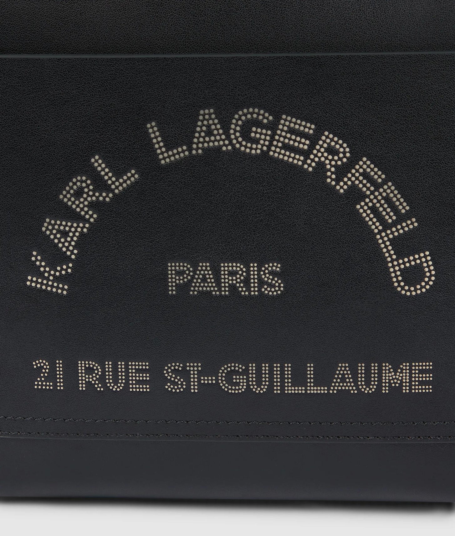 KarlLagerfeld Kdaily Small Pocket Tote Bag Black-Nickel