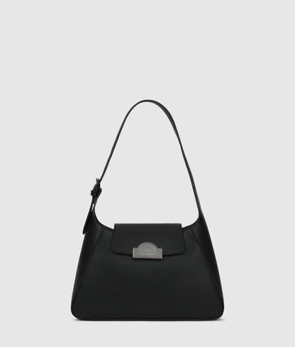 KarlLagerfeld Rue St-Guillaume Metal Shoulder Bag Black