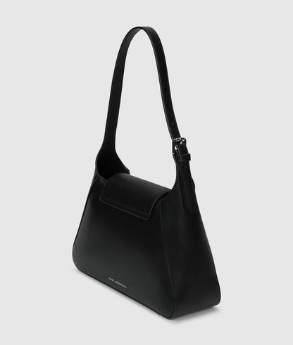 KarlLagerfeld Rue St-Guillaume Metal Shoulder Bag Black