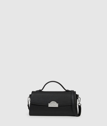 KarlLagerfeld Rue St-Guillaume Metal Crossbody Bag Black