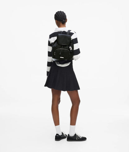 KarlLagerfeld Ikon Nylon Tag Backpack Black