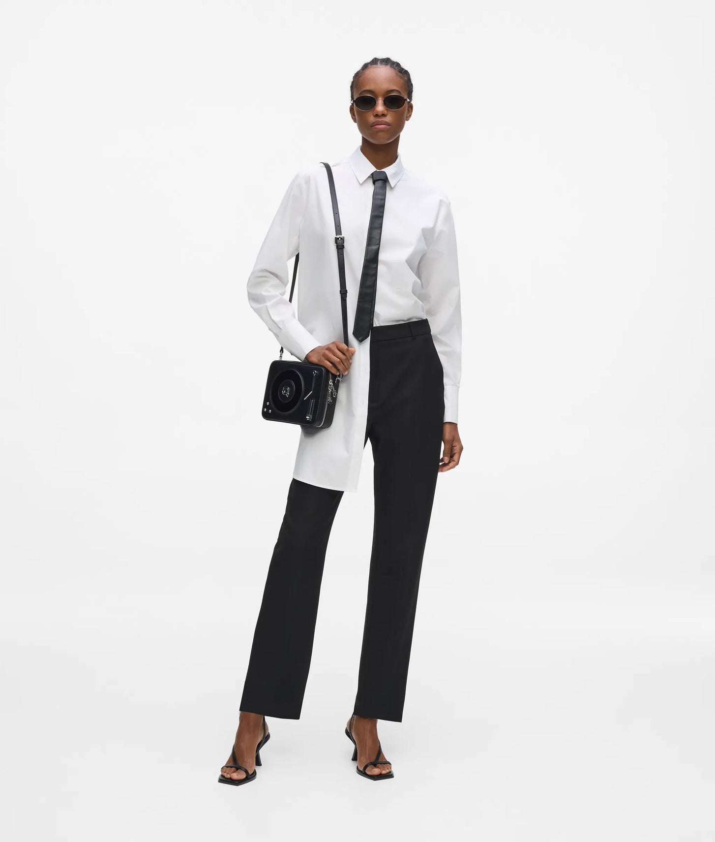 KarlLagerfeld Ikon Record Turntable Bag Black