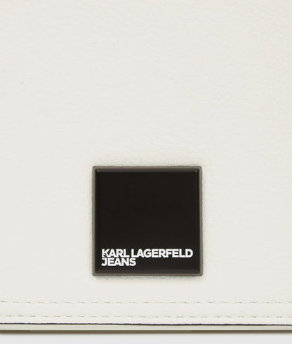 KarlLagerfeld Box Logo Camera Bag Egret