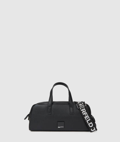 KarlLagerfeld Box Logo Bowling Bag Black