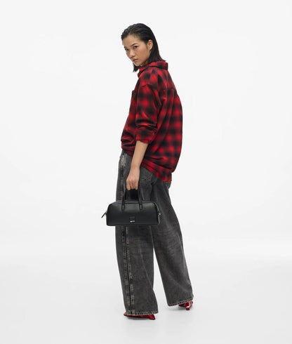 KarlLagerfeld Box Logo Bowling Bag Black