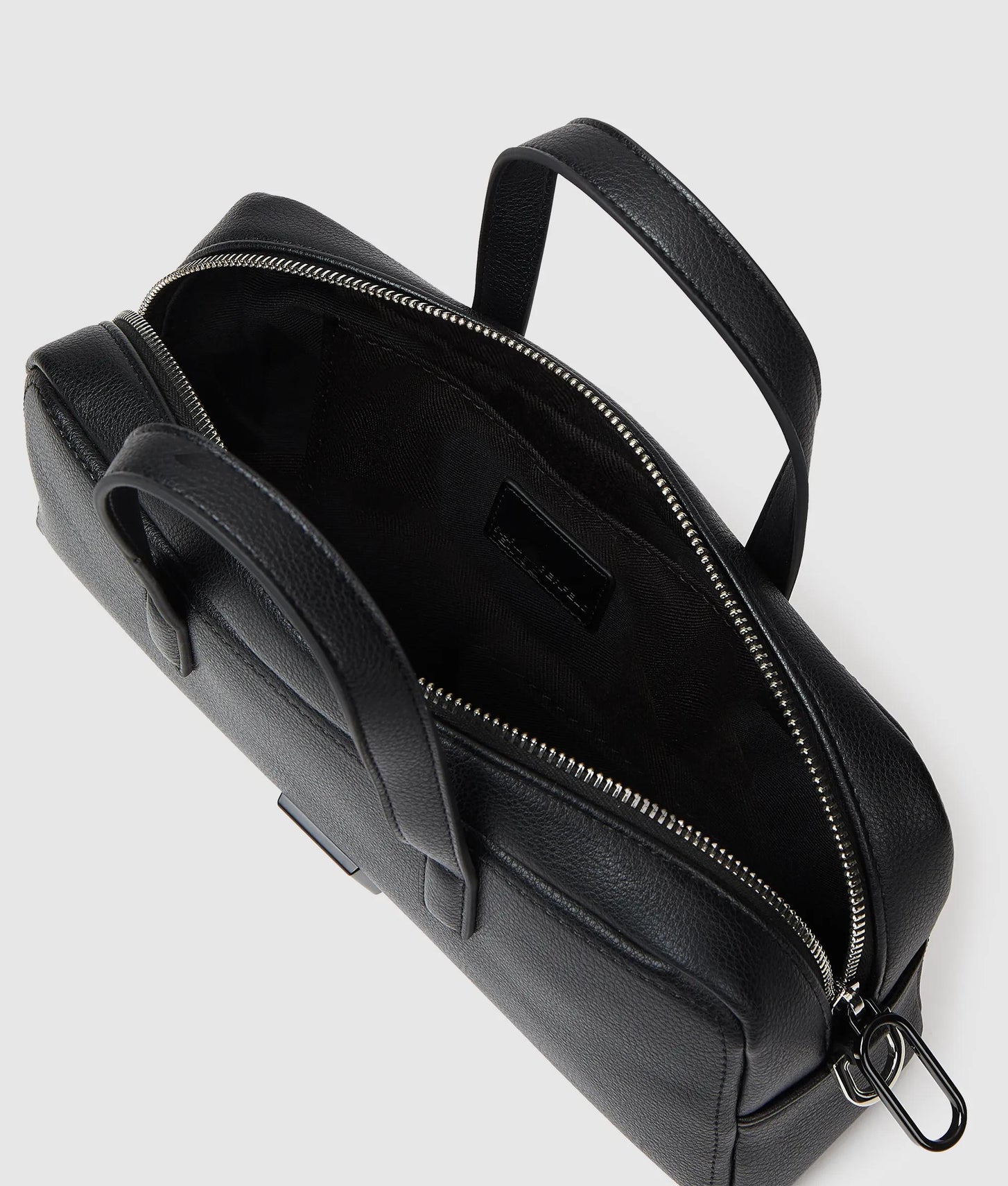 KarlLagerfeld Box Logo Bowling Bag Black