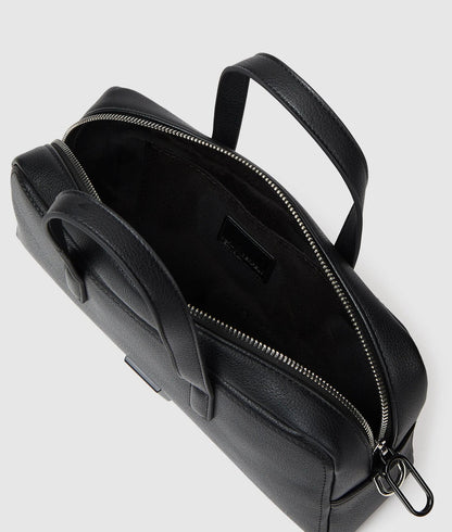 KarlLagerfeld Box Logo Bowling Bag Black