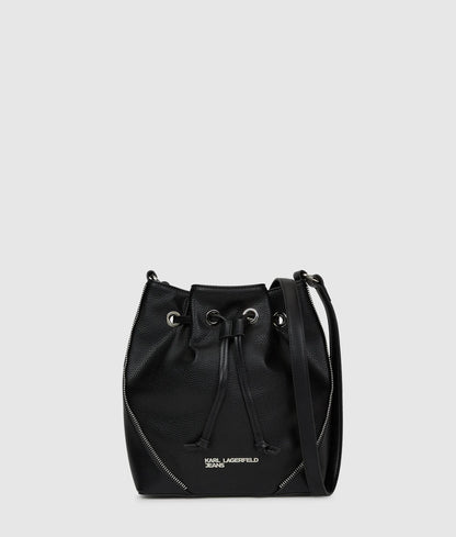 KarlLagerfeld Rebel Bucket Bag Black