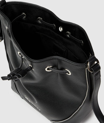 KarlLagerfeld Rebel Bucket Bag Black