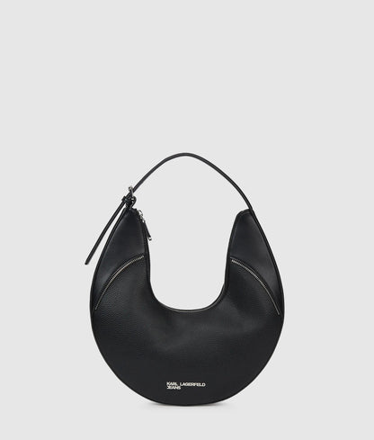 KarlLagerfeld Rebel Hobo Bag Black