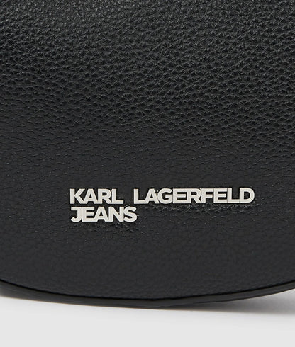 KarlLagerfeld Rebel Hobo Bag Black