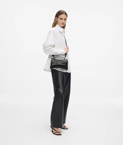 KarlLagerfeld Kautograph Twist Top Handle Bag Black/Gold