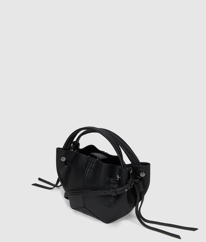 KarlLagerfeld Kpierced Mini Bucket Bag Black-Nickel