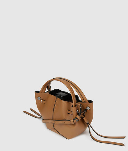 KarlLagerfeld Kpierced Mini Bucket Bag Caramel