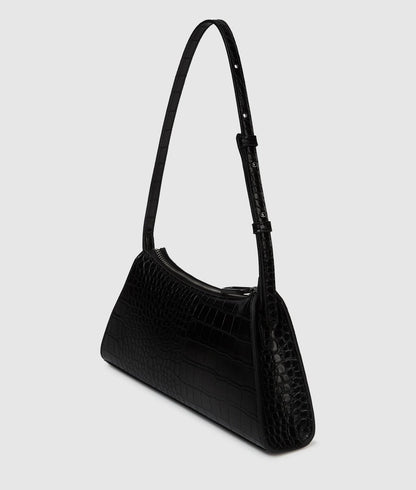 KarlLagerfeld Karl Quote Small Shoulder Bag Black