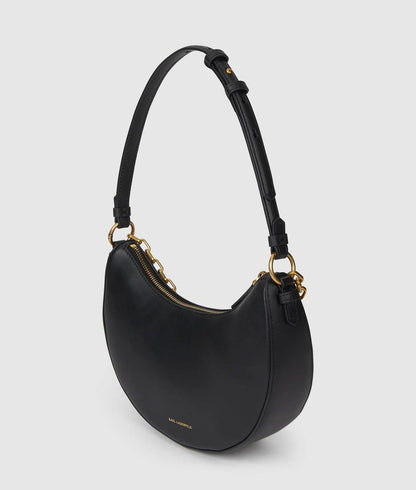 KarlLagerfeld Kautograph Moon Chain Shoulder Bag Black/Gold