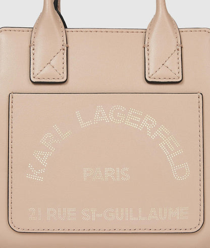 KarlLagerfeld Kdaily Mini Pocket Tote Bag Pink
