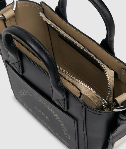 KarlLagerfeld Kdaily Mini Pocket Tote Bag Black-Nickel